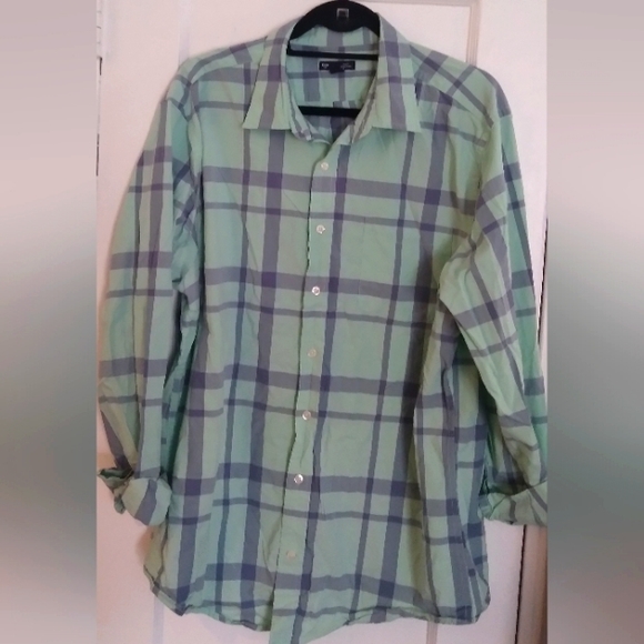 EUC Gap Long Sleeve Plaid Slim Fit Shirt Sz XL - Picture 1 of 5